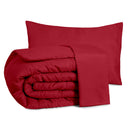 Conjunto de cama Casal Queen com 3 peças - Super macio com lençóis para cama box.