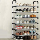 Sapateira multifuncional para 3 a 7 andares, organizador removível.