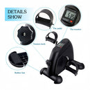 Mini bicicleta ergométrica para pernas e braços, bicicleta de exercícios de fisioterapia para idosos, equipamento de treino fitness.