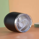 Copo térmico de aço inoxidável 360ml anti-respingos para café e cerveja.