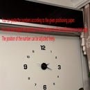 Relógio de parede estilo nórdico, Pilha vendida separadamente.