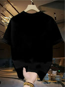 Camiseta masculina 100% algodão - Minimalista com estampa da cruz de Judá Yeshua.