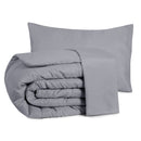 Conjunto de cama Casal Queen com 3 peças - Super macio com lençóis para cama box.