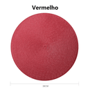 Conjunto American Game com 4 peças: Descanso de prato redondo para mesa de jantar, cozinha, sousplat (4 peças).