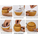 Mini Difusor Ultrassônico Umidificador Aromatizador de Ambientes com LED.