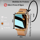 Relógio Feminino Digital, Dourado, Prata, Preto e Rosa.