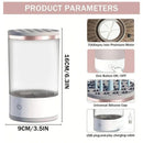 Limpador de pincéis de maquiagem elétrico USB - Lavagem e secagem automáticas.