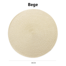 Conjunto American Game com 4 peças: Descanso de prato redondo para mesa de jantar, cozinha, sousplat (4 peças).