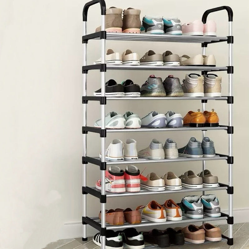 Sapateira multifuncional para 3 a 7 andares, organizador removível.