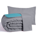 Conjunto de cama Casal Queen com 3 peças - Super macio com lençóis para cama box.