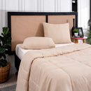 Conjunto de cama Casal Queen com 3 peças - Super macio com lençóis para cama box.