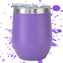 Copo térmico de aço inoxidável 360ml anti-respingos para café e cerveja.