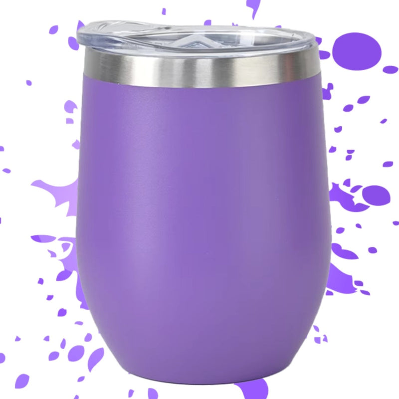 Copo térmico de aço inoxidável 360ml anti-respingos para café e cerveja.