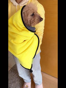 Toalhas para Cães e Gatos - Microfibra supermacia e absorvente, secagem rápida e leve.