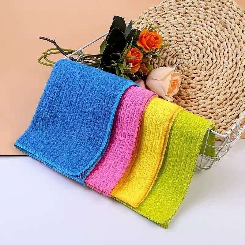 Conjunto de 10 panos de limpeza de microfibra - Alta absorção, multiuso.