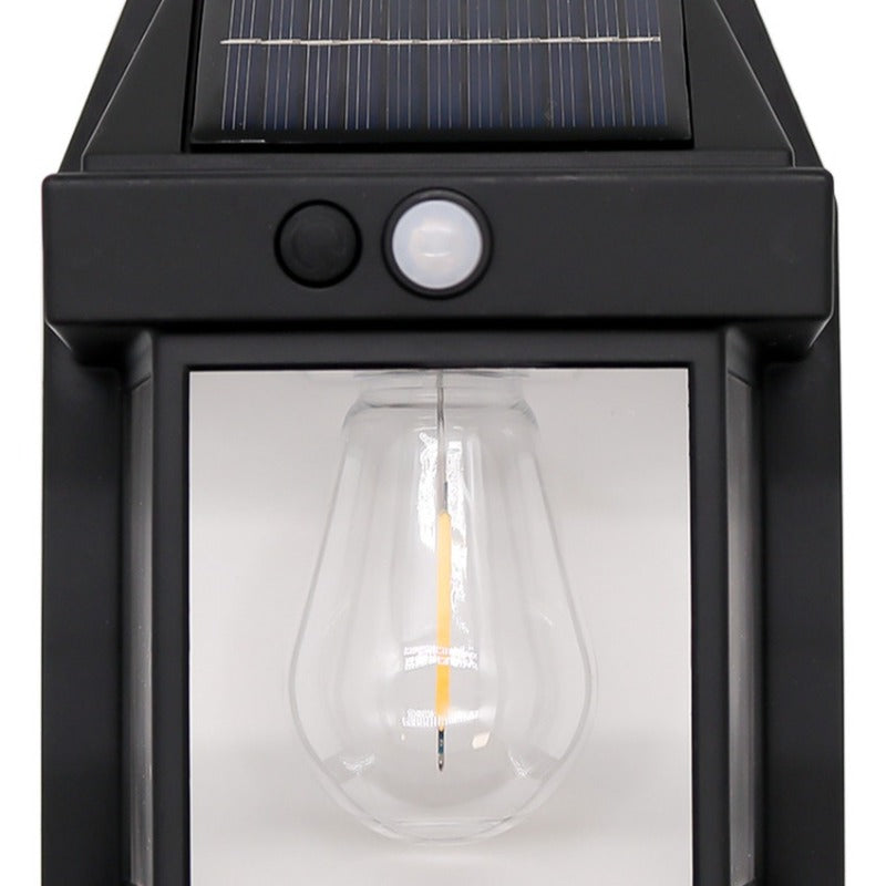 Kit de 4 apliques de parede solares retrô.