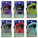 Guia retrátil para coleira, 3 metros, para animais de estimação, cães e gatos, com trava, até 11,33 kg.