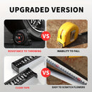 Trena industrial de 3/5/7,5 m com sistema duplo métrico e imperial, ferramenta de medição durável e resistente a quedas.