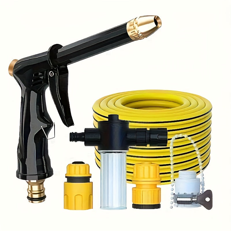 Lavadora de Alta Pressão Portátil 2x Mais Potente - Pistola de Água de Alta Pressão com Cabo Ergonômico Antiderrapante.