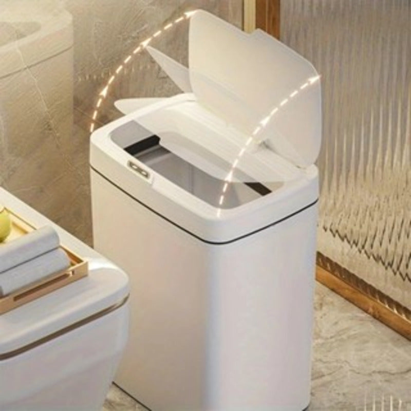 Lixeira Inteligente automática, com sensor e abertura fácil, 16 L.