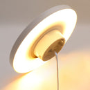 Aplique de parede Eclipse - Branco e Preto, para uso interno/externo, AR55