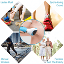 Lixa elétrica portátil para pés, removedora de calos e pedicure + 1 refil.