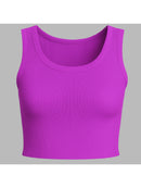 Top cropped canelado premium em 10 cores.