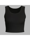 Top cropped canelado premium em 10 cores.