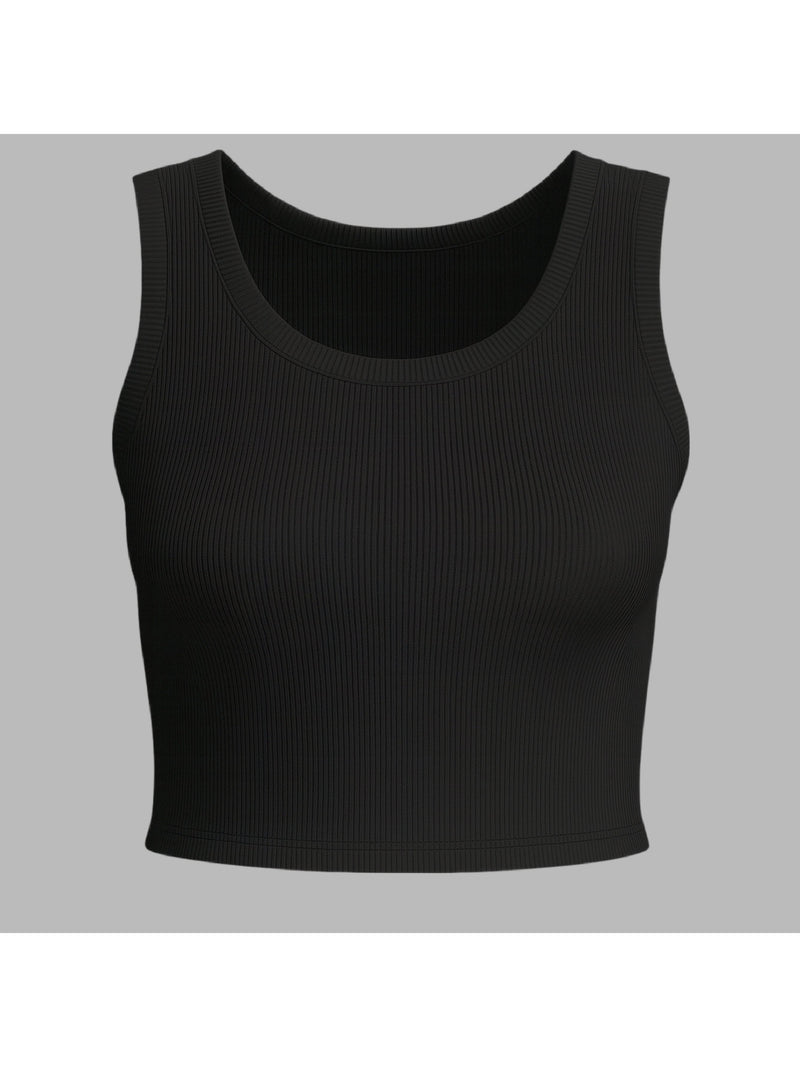 Top cropped canelado premium em 10 cores.