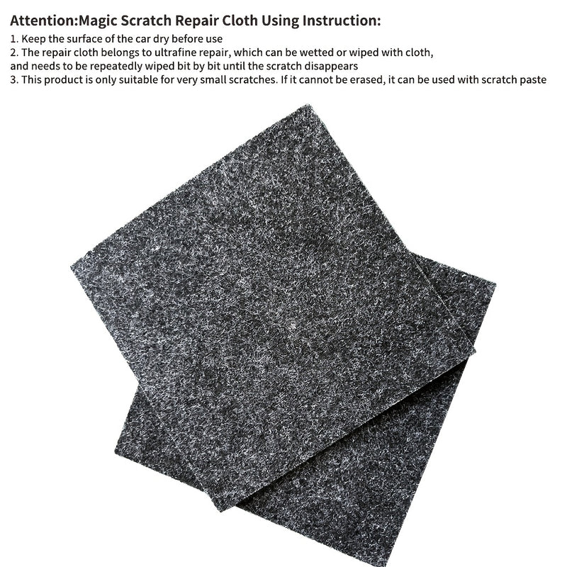 2 unidades de pano mágico para reparo de arranhões, remoção de arranhões sem esforço em qualquer carro.