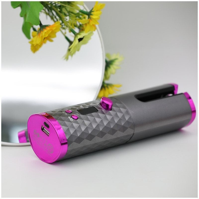 Modelador de cachos portátil profissional sem fio USB.