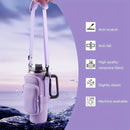 Conjunto de 1 garrafa de água de 1,2/887 ml com bolso para celular, design com 3 bolsos.