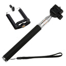 Monopé extensível para celulares e câmeras GoPro Hero.