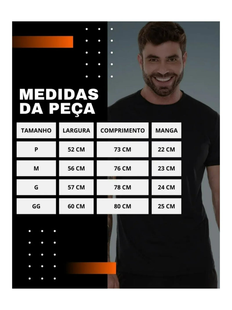 Camiseta masculina para treino na academia.