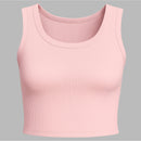 Top cropped canelado premium em 10 cores.