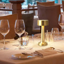 Luminária de mesa LED, Estilo Europeu Moderno, ajustável com temperatura de cor regulável e carregamento USB por controle de toque, com bateria recarregável