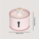 Fonte de água automática para gatos com filtro, 2,4L, para cães e gatos.