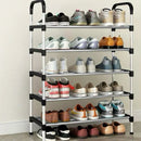 Sapateira multifuncional para 3 a 7 andares, organizador removível.