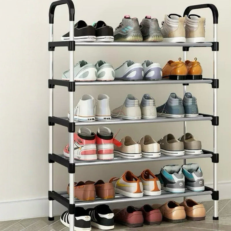 Sapateira multifuncional para 3 a 7 andares, organizador removível.