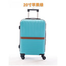 Mala de viagem, Tamanhos 17, 18, 19, 20 e 21 polegadas. Possuem protetores de canto em liga de alumínio resistentes a impactos e trava TSA. Feitas de ABS e fibra de poliéster refinada com superfície lisa.