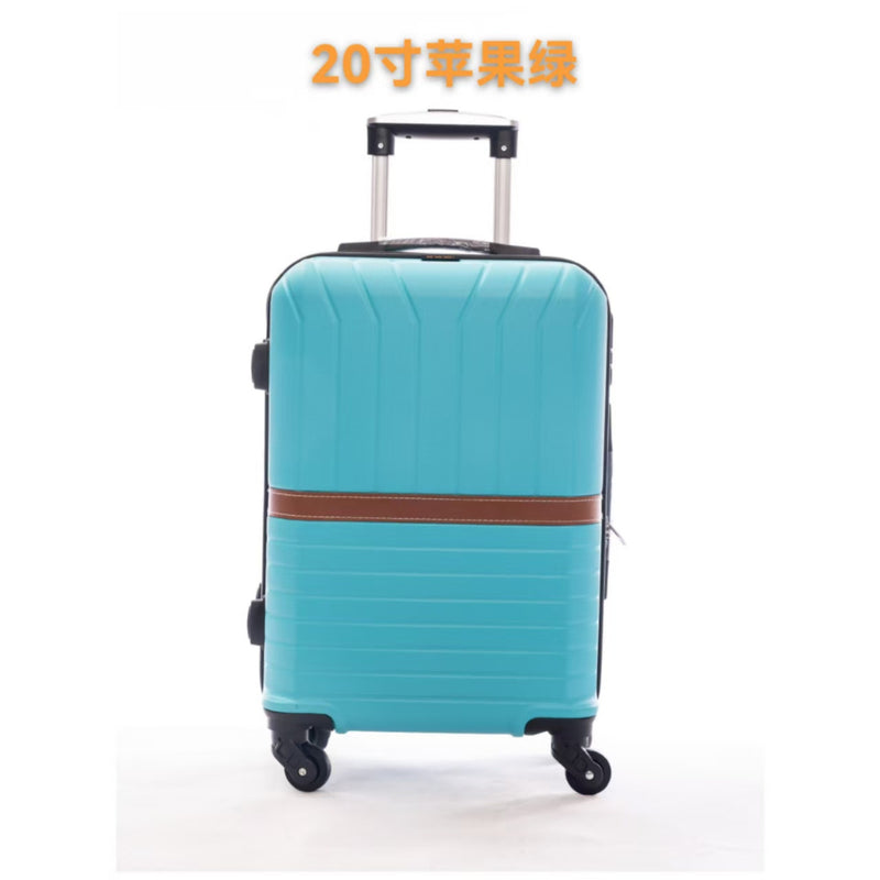 Mala de viagem, Tamanhos 17, 18, 19, 20 e 21 polegadas. Possuem protetores de canto em liga de alumínio resistentes a impactos e trava TSA. Feitas de ABS e fibra de poliéster refinada com superfície lisa.