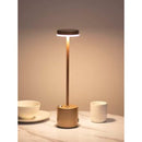 Luminária de mesa LED moderna com controle por toque.