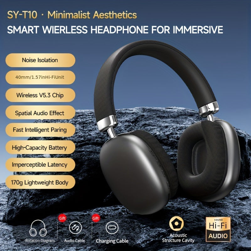 Fone de Ouvido Sem Fio com Cancelamento de Ruído e Bateria de 40h | Áudio Hi-Fi e Baixa Latência