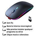 Mouse Wireless Recarregável Led Rgb 2.4 Ghz Sem Fio.