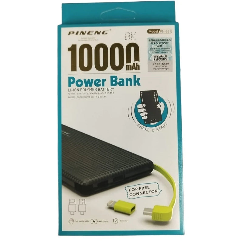 Carregador Portátil Celular 10000mah Bateria Externa.