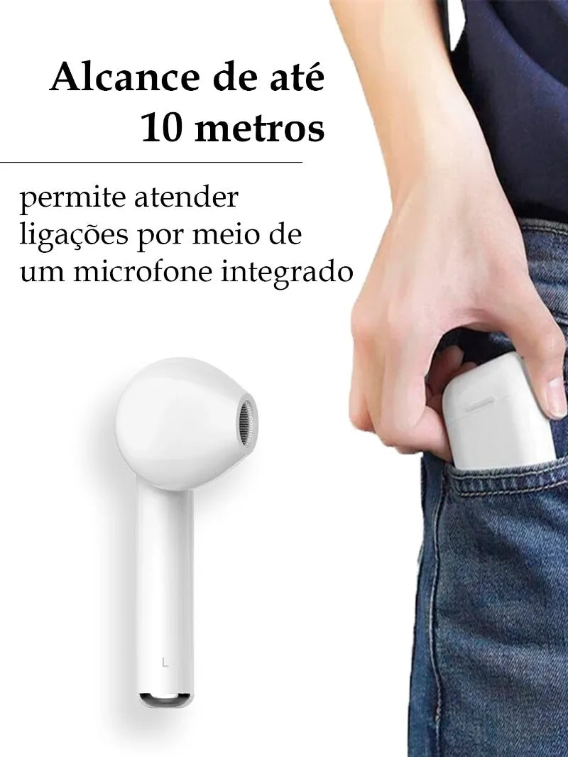 Fones de ouvido sem fio I7S