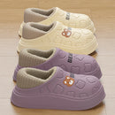 Pantufas impermeáveis de algodão antiderrapantes a prova d'água, para homens e mulheres.