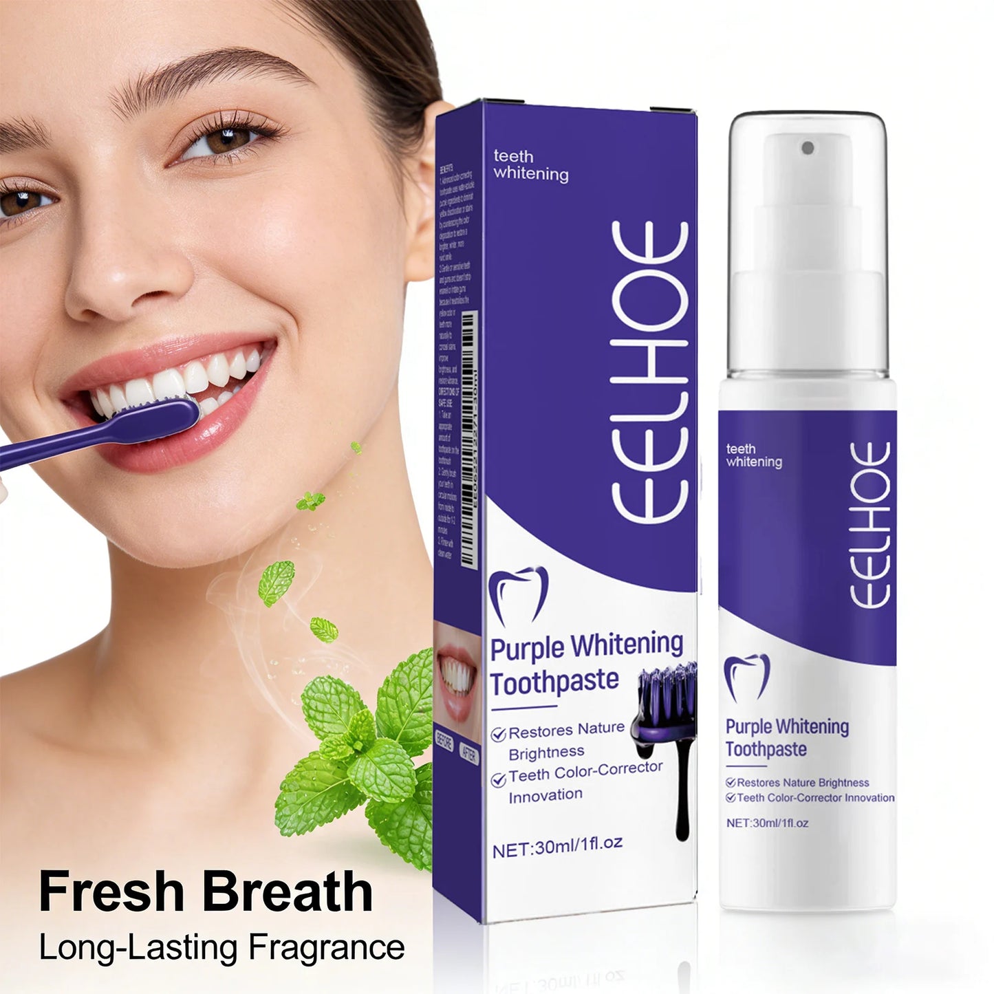Whitening toothpaste.