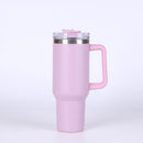 Caneca térmica de aço inoxidável com dupla camada, à prova de vazamentos e isolada