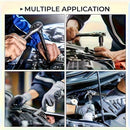 Kit de ferramentas multifuncional portátil para reparo de carros com 46 peças.